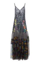Moda Operandi Missoni Printed V-neck Chiffon Dress Size: 38