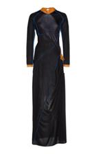 Moda Operandi Y/project Printed Tie-detailed Maxi Dress Size: 40