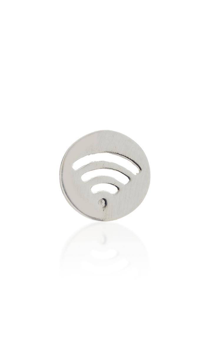 Nadine Ghosn Single Wifi Stud Earring