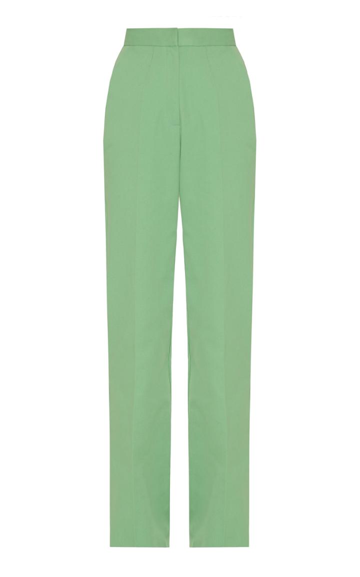 Moda Operandi Lado Bokuchava High-rise Cotton Straight-leg Pants Size: S