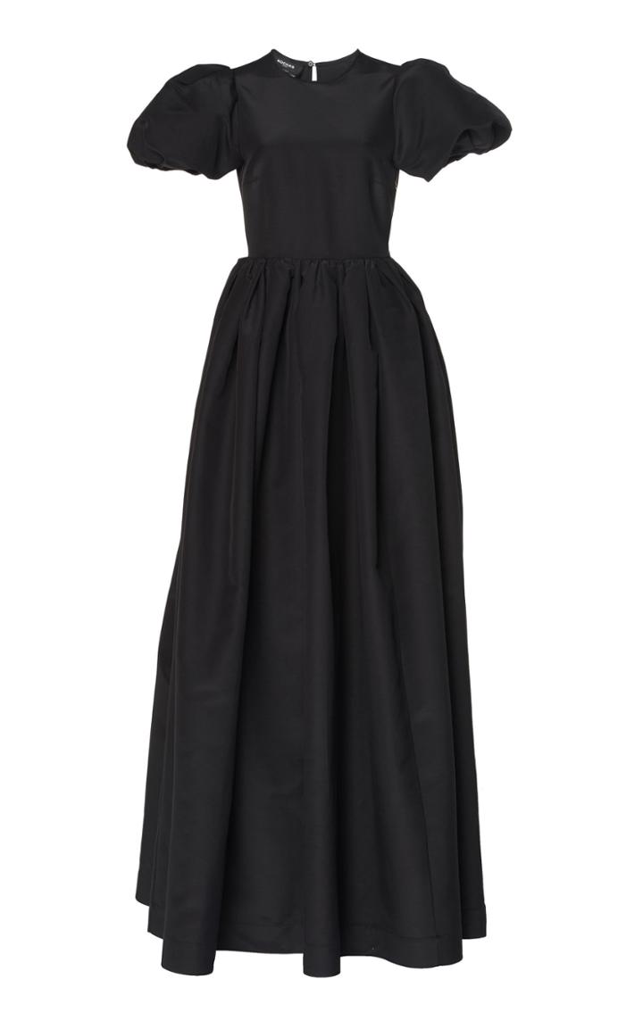 Rochas Oven Heavy Techno Cady Dress