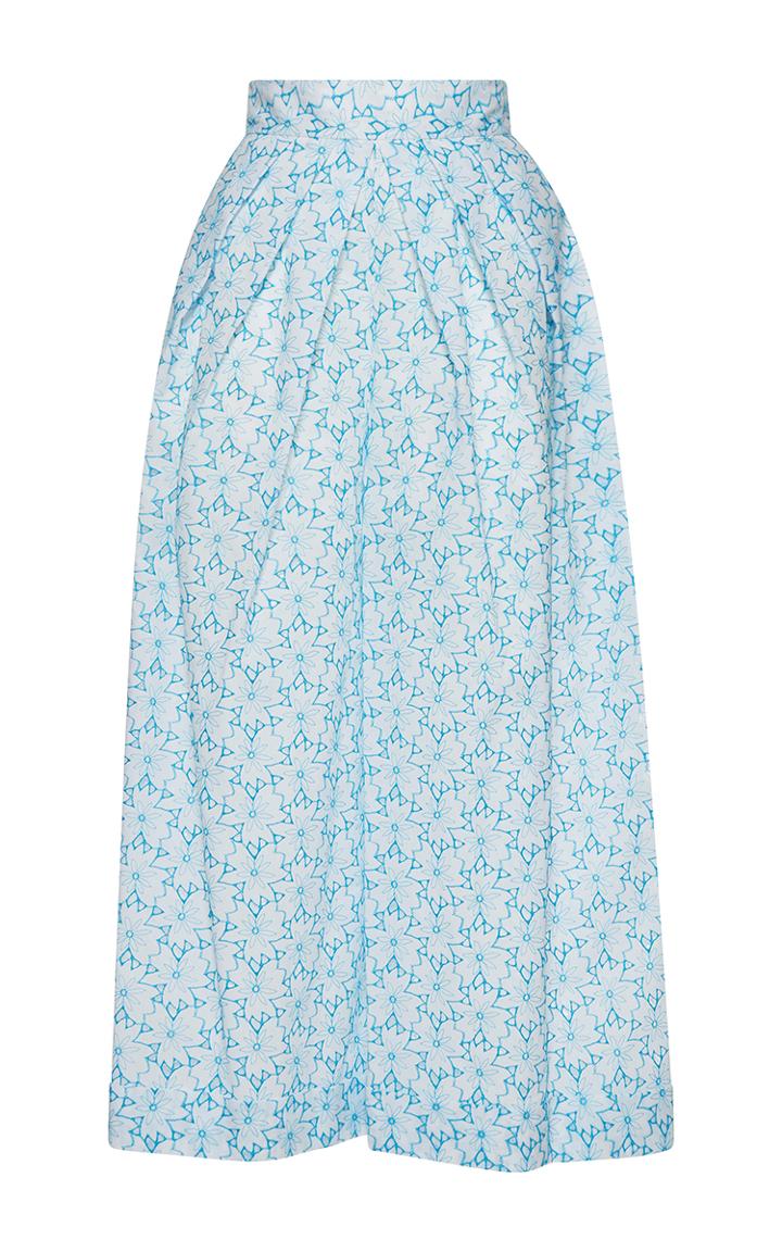 Delpozo Wide Legged Printed Trousers