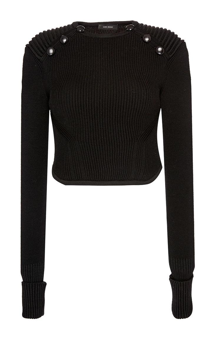 Isabel Marant Black Knit Huston Pullover
