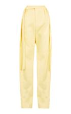 Christopher Esber Ribbon Tie Pleated Chino Pant