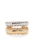 Givenchy Rhodium-plated Silver And Gold-tone Cuff Size: S