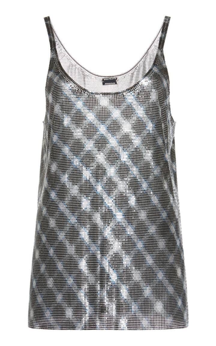Paco Rabanne Chain-link Scoop Neck Tank Top