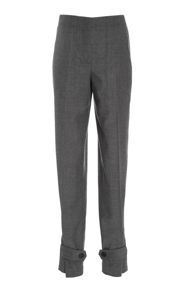 Helmut Lang Straight-leg Wool Military Pant