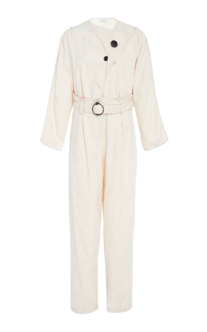 Sea Utilitarian Cotton Jumpsuit