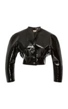 Christopher Kane Cropped Patent Leather Jacket