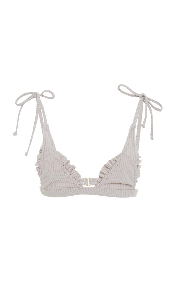 Made By Dawn Traveler Jacquard Ribbed Bikini Top