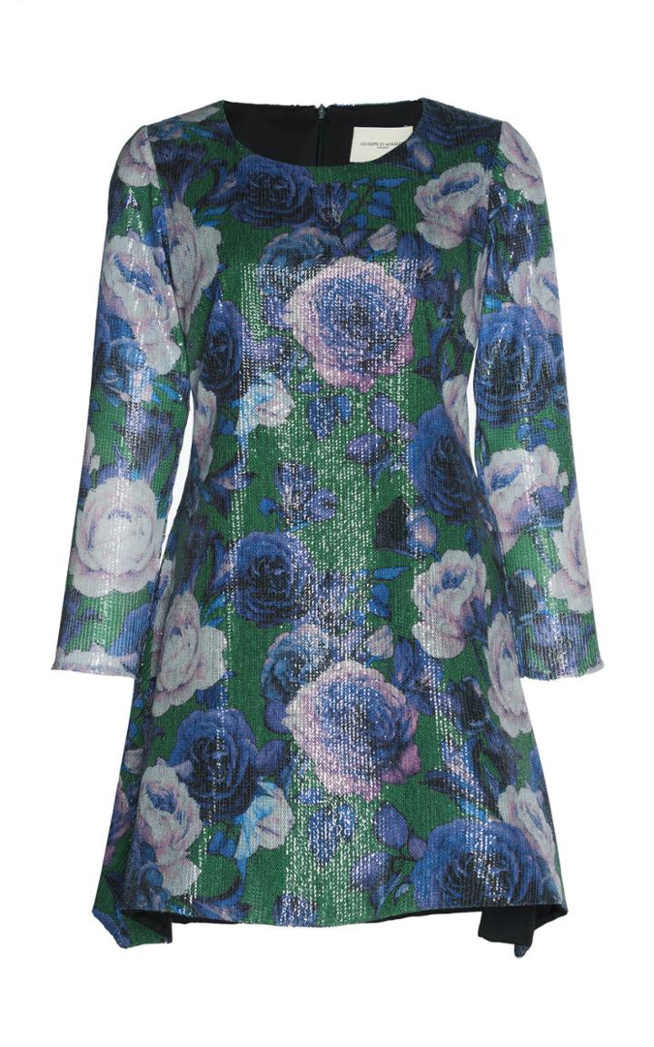 Giuseppe Di Morabito Printed Paillettes Mini Dress