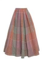 Rosie Assoulin Patchwork Crepe Skirt