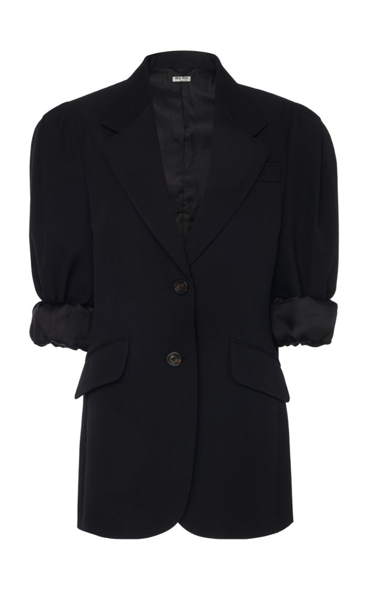 Miu Miu Puff Sleeve Blazer