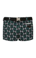 Prada Jacquard Rete Tec Swim Short