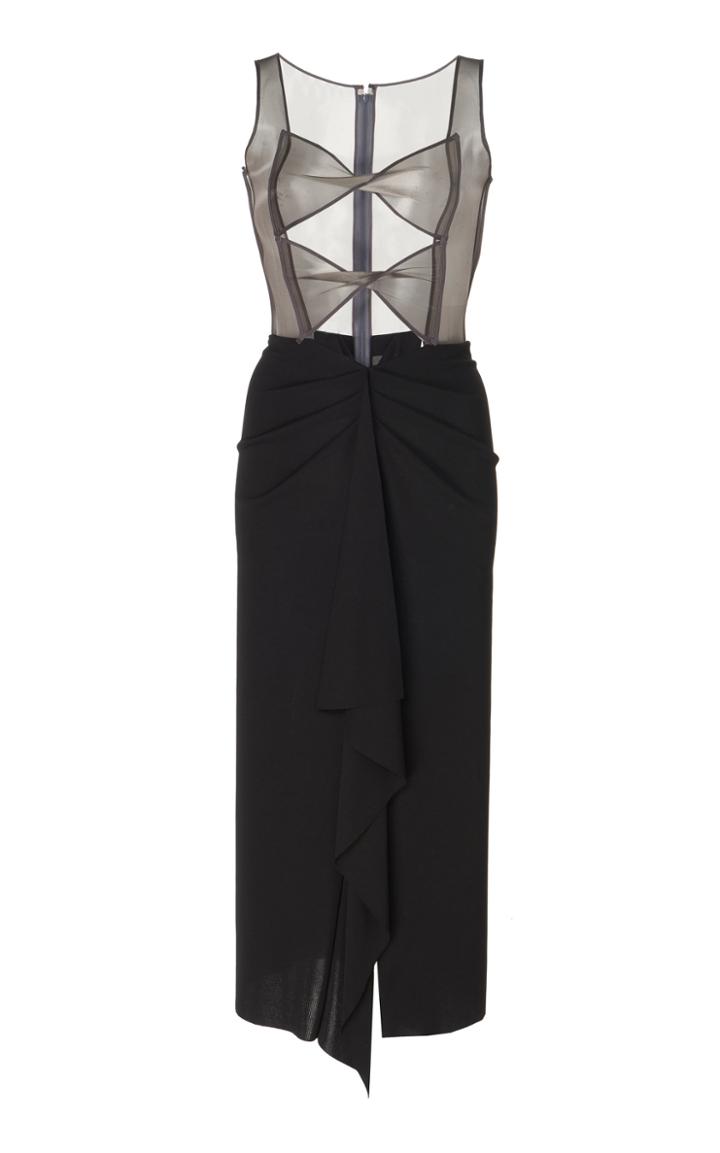 Moda Operandi Tre By Natalie Ratabesi The Meteorite Cutout Jersey Dress Size: 0