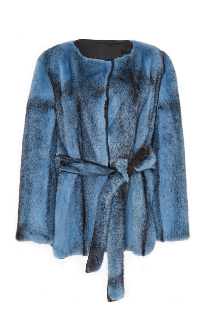 Pologeorgis Cressida Mink Wrap Jacket