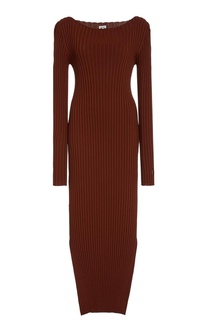 Toteme Orville Rib-knit Midi Dress