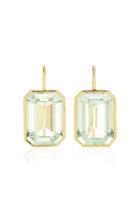 Goshwara Gossip 18k Yellow Gold And Prasiolite Earrings