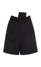Zeus + Dione Minos Belted Cotton Shorts