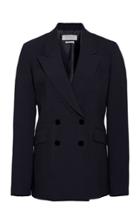 Gabriela Hearst Angela Double Breasted Wool-blend Blazer