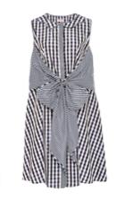 Dice Kayek Dual Gingham Sleeveless Dress