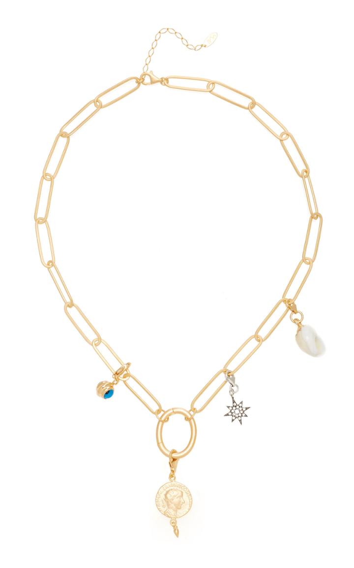 Moda Operandi Maison Irem Lou Chunky Chain Charm Necklace
