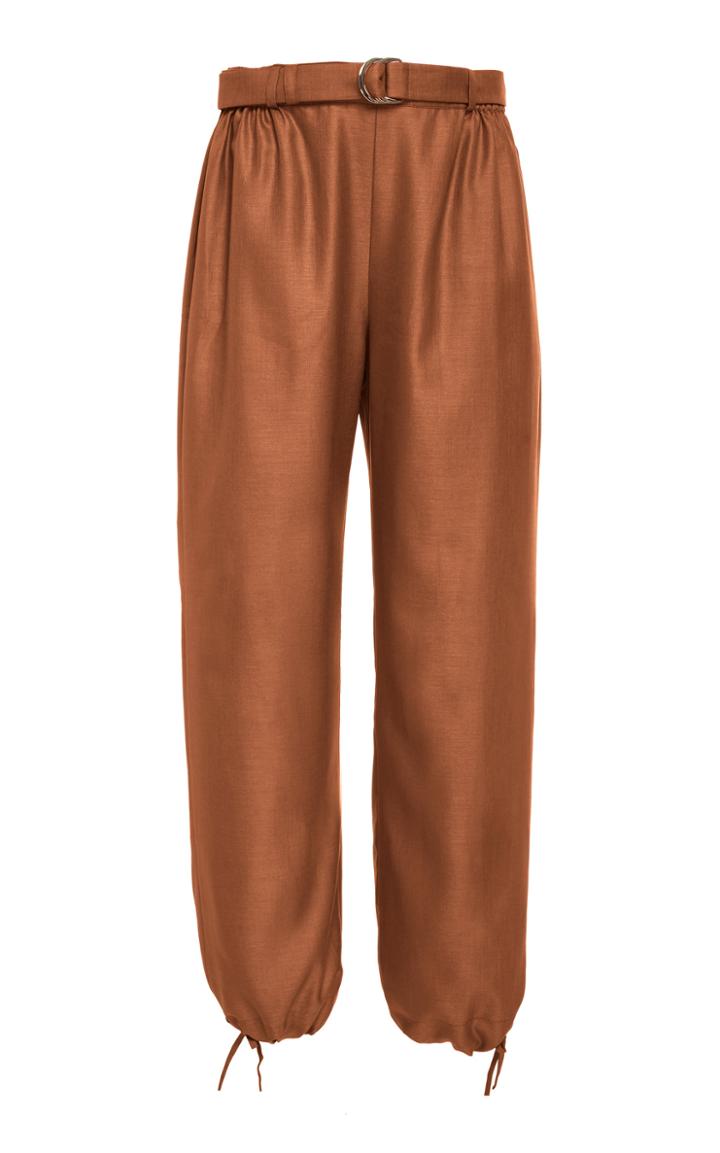 Bouguessa Loose Tie-up Pants