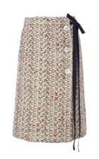 Moda Operandi Prada Tie Side Tweed Skirt Size: 36