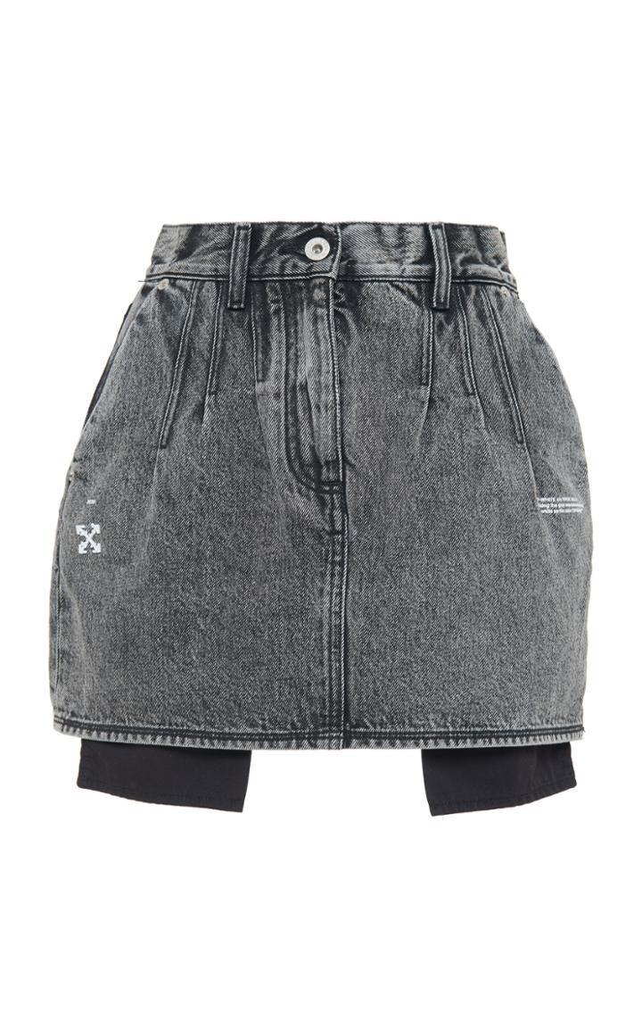 Off-white C/o Virgil Abloh Denim Mini Skirt