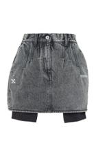 Off-white C/o Virgil Abloh Denim Mini Skirt