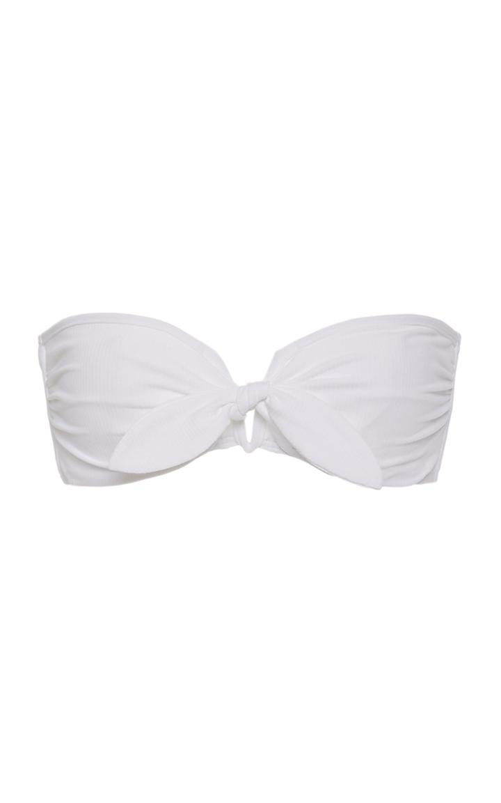Onia Madeline Tie-front Bikini Top