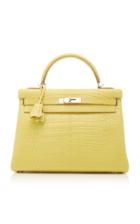 Heritage Auctions Special Collections Herms 32cm Lime Matte Alligator Kelly Bag