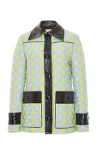 Emilio Pucci Jacquard Jacket With Leather Trim