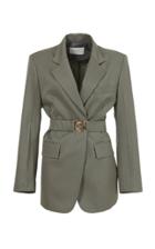 Moda Operandi Lvir Summer Wool Tailored Jacket Size: S