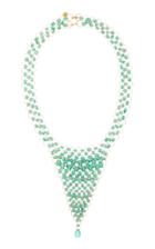 Mallary Marks Kaleidoscope 18k Gold Emerald Necklace