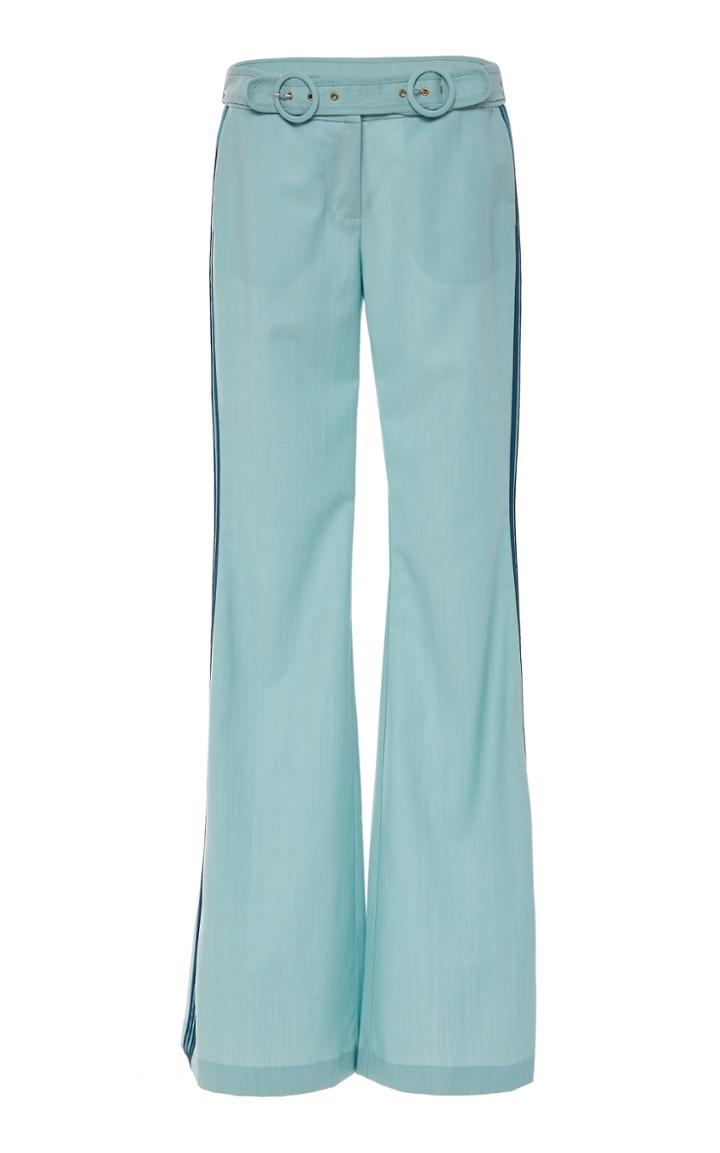 Zimmermann Moncur Flared Wool Suiting Pant