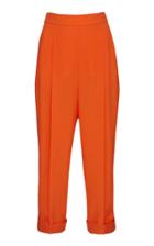 Emilio Pucci High-rise Cropped Silk Trousers