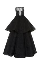 Christian Siriano Strapless Organza Bow Gown