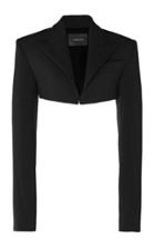 Mugler Tech Scuba Cropped Jacket