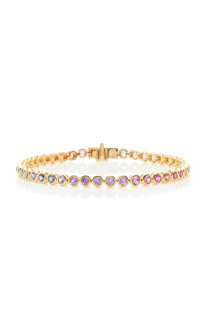 Luisa Alexander 18k Gold And Sapphire Bracelet