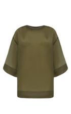 Moda Operandi Harris Tapper Beth Silk-satin Top