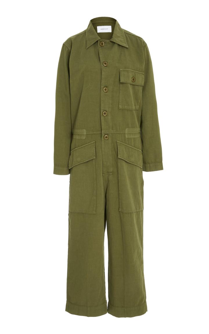 Current/elliott Richland Wide-leg Cropped Coverall