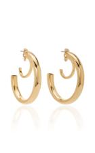 Etesian Cosma Gold-plated Double Hoop Earrings