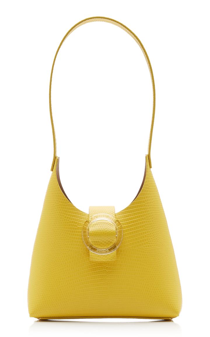 Imago-a Mini Lizard-effect Leather Shoulder Bag