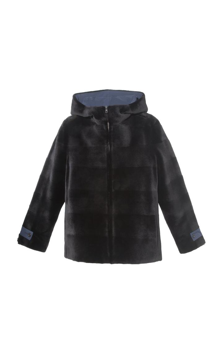 Pologeorgis The Heron Sheared Mink Reversible Jacket