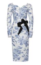 Lena Hoschek Sophistication Floral-print Cotton-blend Midi Dress