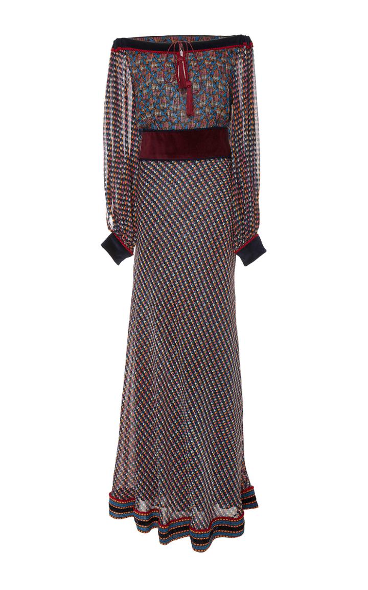 Talitha Ashanti Print Split Sleeve Dress