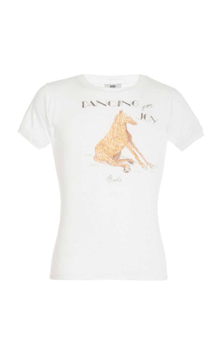 Moda Operandi Bode Hand Drawn Horse Tee Shirt