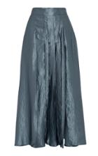 Anna Quan Sable Crinkled Taffeta Skirt