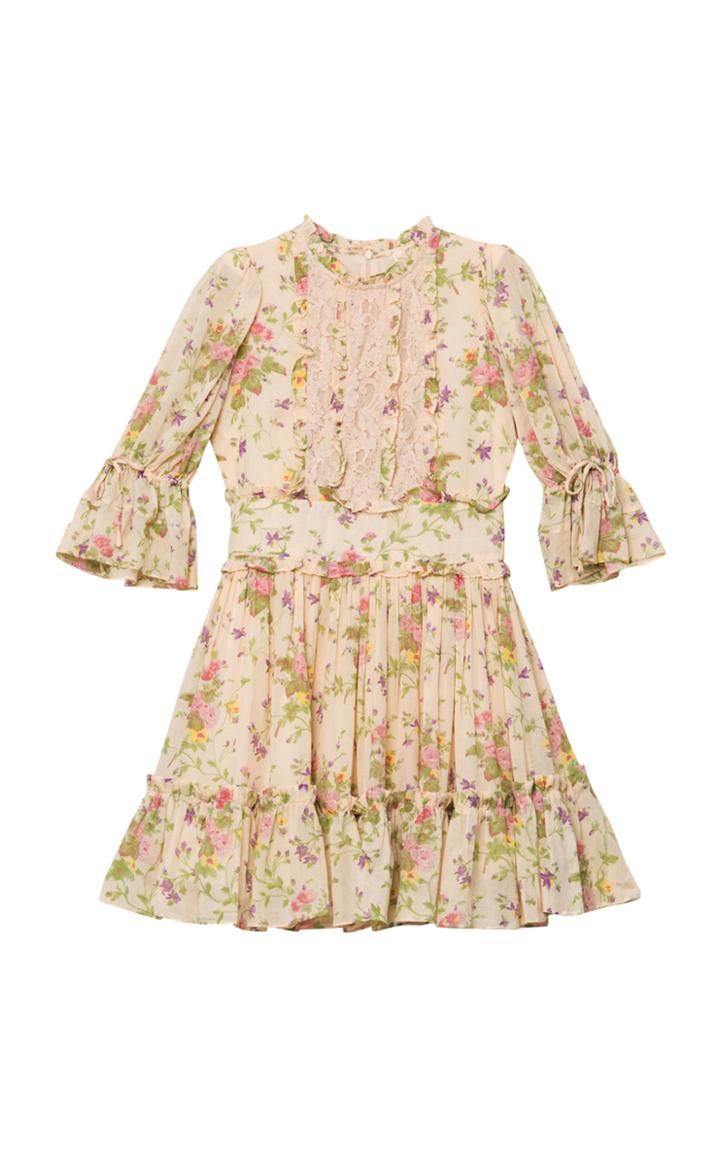 Moda Operandi Bytimo Ruffled Floral Georgette Mini Dress